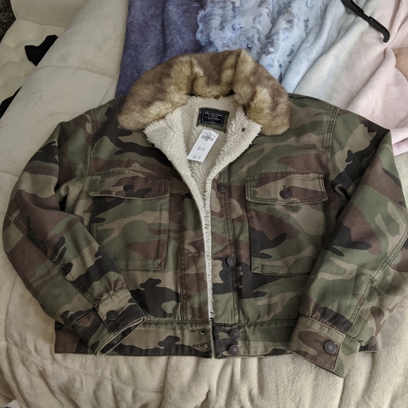 Abercrombie & Fitch Jackets & Blazers - Camo Jacket
